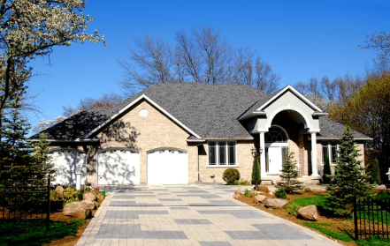 Interlocking driveway in Ajax